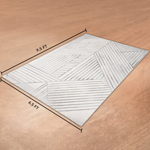Lenx Abstract 3D Floor Rug (6.5x9.5 Feet)