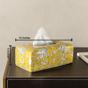 Sunlit Floral Grace Tissue Holder & Home Decoratioon Item