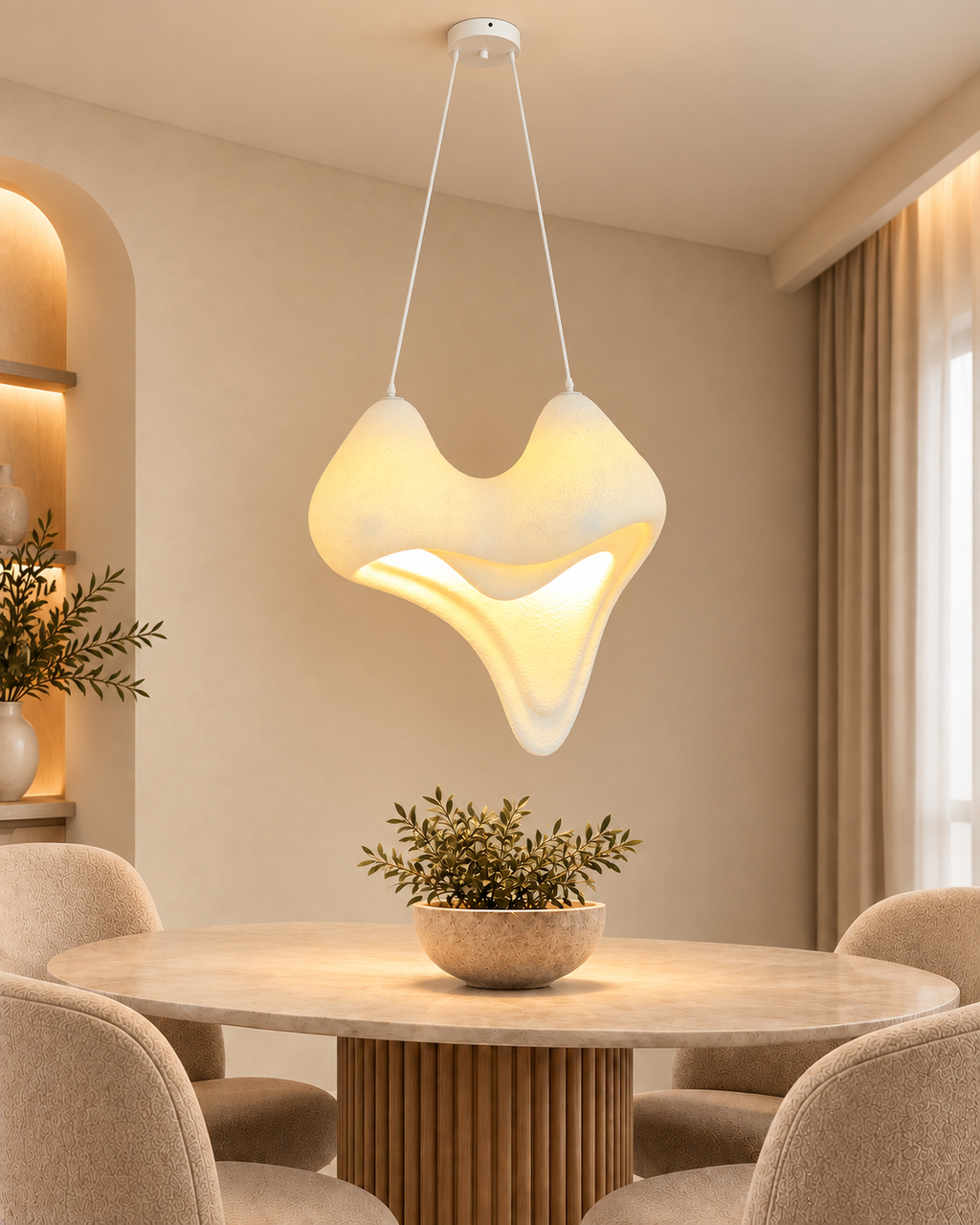 Ethereal Wave Pendant Light For Home & Item for Home Decoration