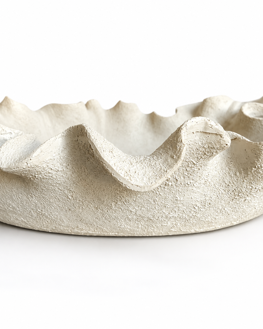 Tidal Ruffle Decorative Bowl & Item for Home Deocoration