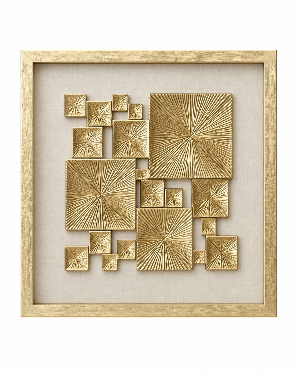 Luxe Geometry Decorative Shadow Box for Wall Decoration