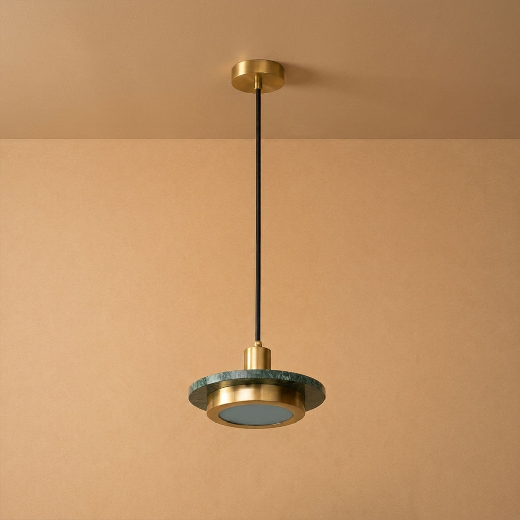 Pure Radiance Ceiling Light For Home & Home Decoration Item - Green (Italian Designer Collection)