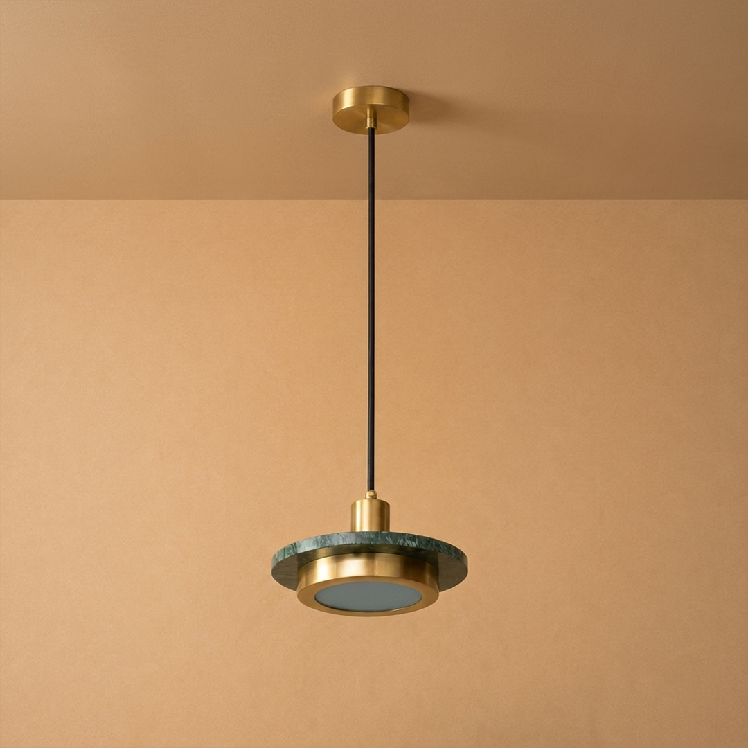 Pure Radiance Ceiling Light For Home & Home Decoration Item - Green (Italian Designer Collection)