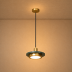 Pure Radiance Ceiling Light For Home & Home Decoration Item - Green (Italian Designer Collection)