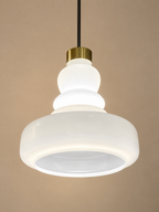 Halo Stack Pendant Light For Home & Item for Home Decoration - White