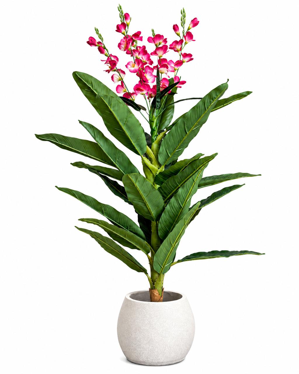 Tropical Gladiolus Artificial Indoor Plant For Home ( 4.6 Feet ) (Natural Feel)
