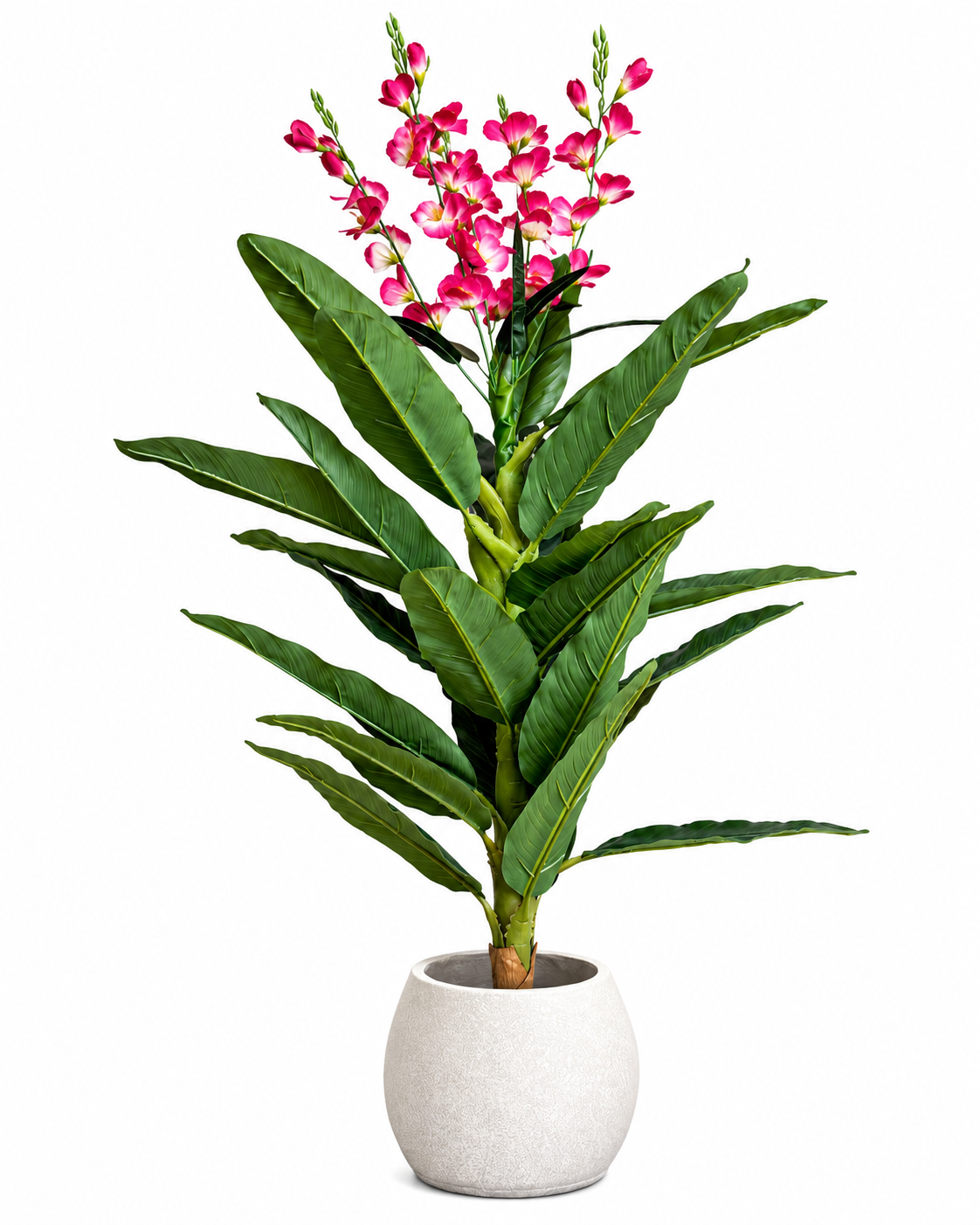 Tropical Gladiolus Artificial Indoor Plant For Home ( 4.6 Feet ) (Natural Feel)