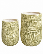 Garden Relief Indoor Planters For Home - Green