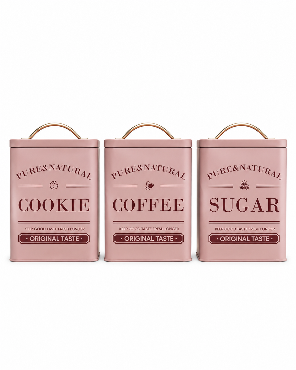 Blush Pantry Containers For Pantry Organization