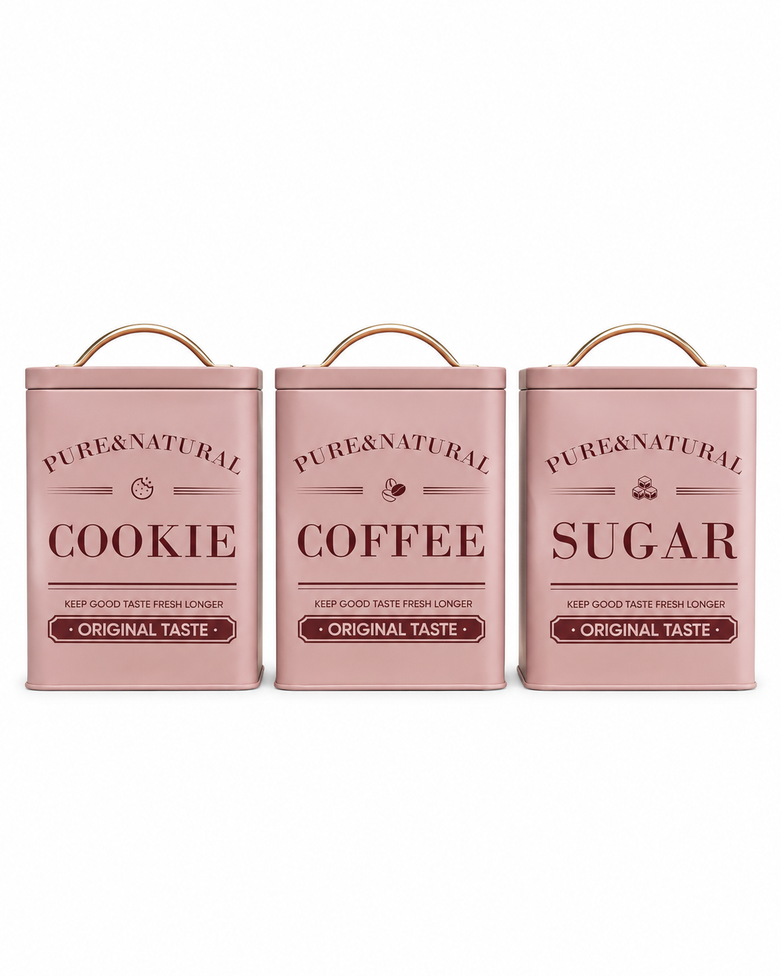 Blush Pantry Containers For Pantry Organization