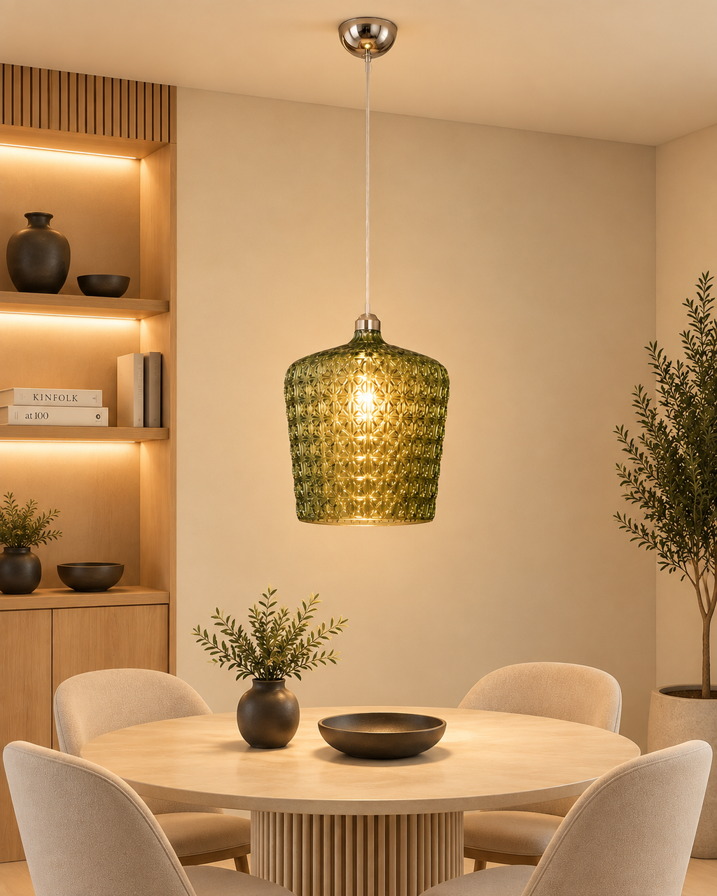Luma Hive Ceiling light For Home  &  Item For Home Decoration - Green (Italian Designer Collection)