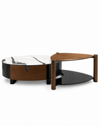 Axis Curve Centre Table for Living Room (Stainless Steel)