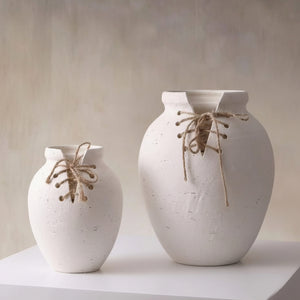 Knot & Calm Decorative Ceramic Vase & Table Showpiece for Home