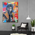 Moonwalk Masterpiece Hand painting painting for home Wall (With Outer Floater Frame) (47x35.5 Inches)