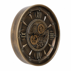 Cedar Hour Luxury Designer Silent Movement Wall Clocks for the Home With Moving Gear Mechanism Buy Wall Clock Online (Steel Body)