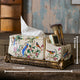 Paradise Birds Tissue Holder & Remote Organizer