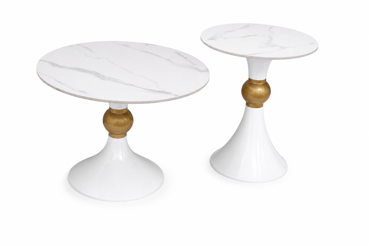 Luna Flare Coffee Table for Living Room - Set of 2
