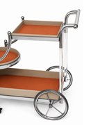 Elvane Bar Cart with Wheels