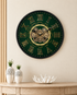 World Passage Luxury Designer Silent Movement Wall Clocks for the Home With Moving Gear Mechanism Buy Wall Clock Online (Steel Body)
