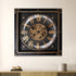 Journey of Hours  Luxury Designer Wall Clocks for the Home With Moving Gear Mechanism Buy Wall Clock Online (Steel Body)
