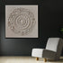 Whispering Meridian Modern Wall Art (40 x 40 Inches)