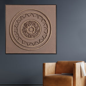 Shadow Prism Modern Wall Art (40 x 40 Inches)