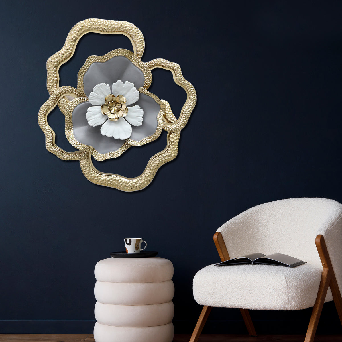 Radiance Petal Harmony Metal Wall Décor