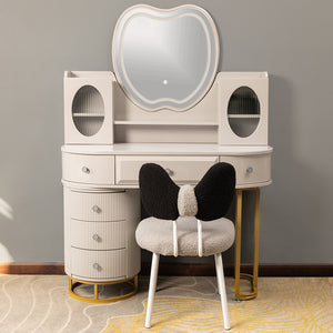 Royal Radiance Dressing Table & Vanity Set With Mirror & Chair