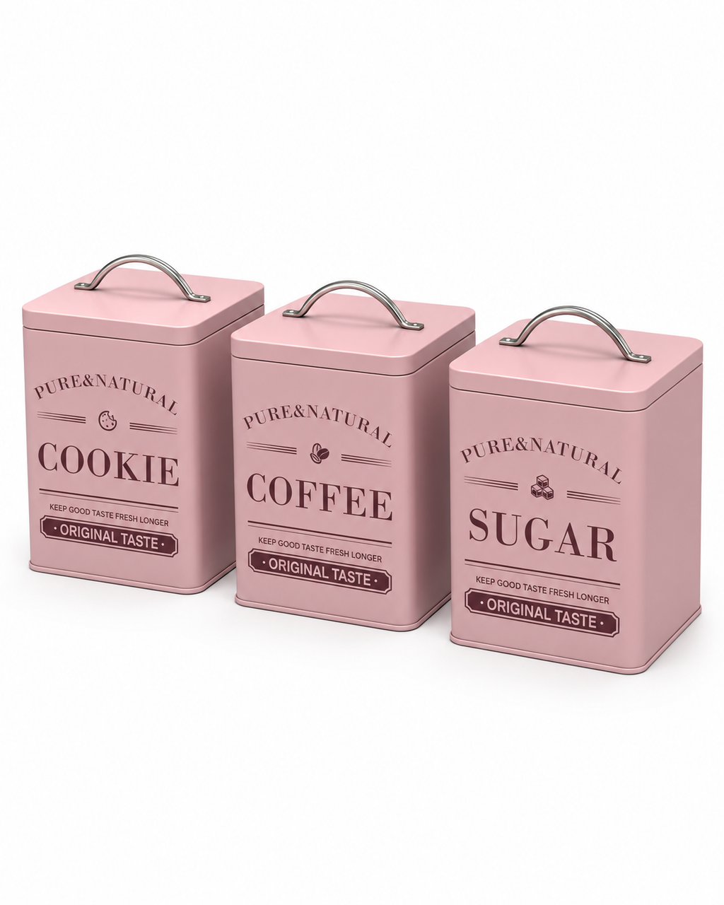 Blush Pantry Containers For Pantry Organization