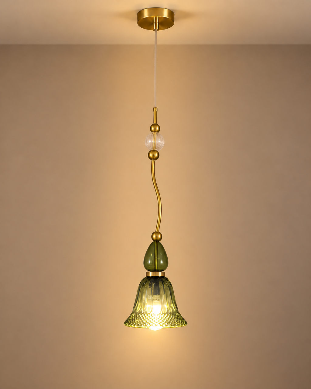 Velmora Pendant Light For Home & Item for Home Decoration - Green