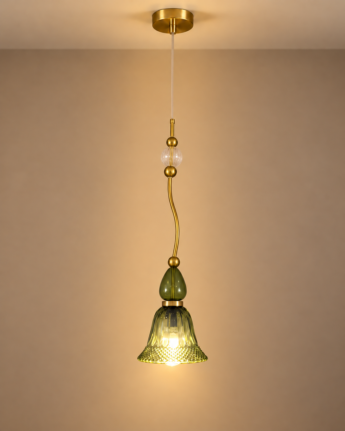 Velmora Pendant Light For Home & Item for Home Decoration - Green