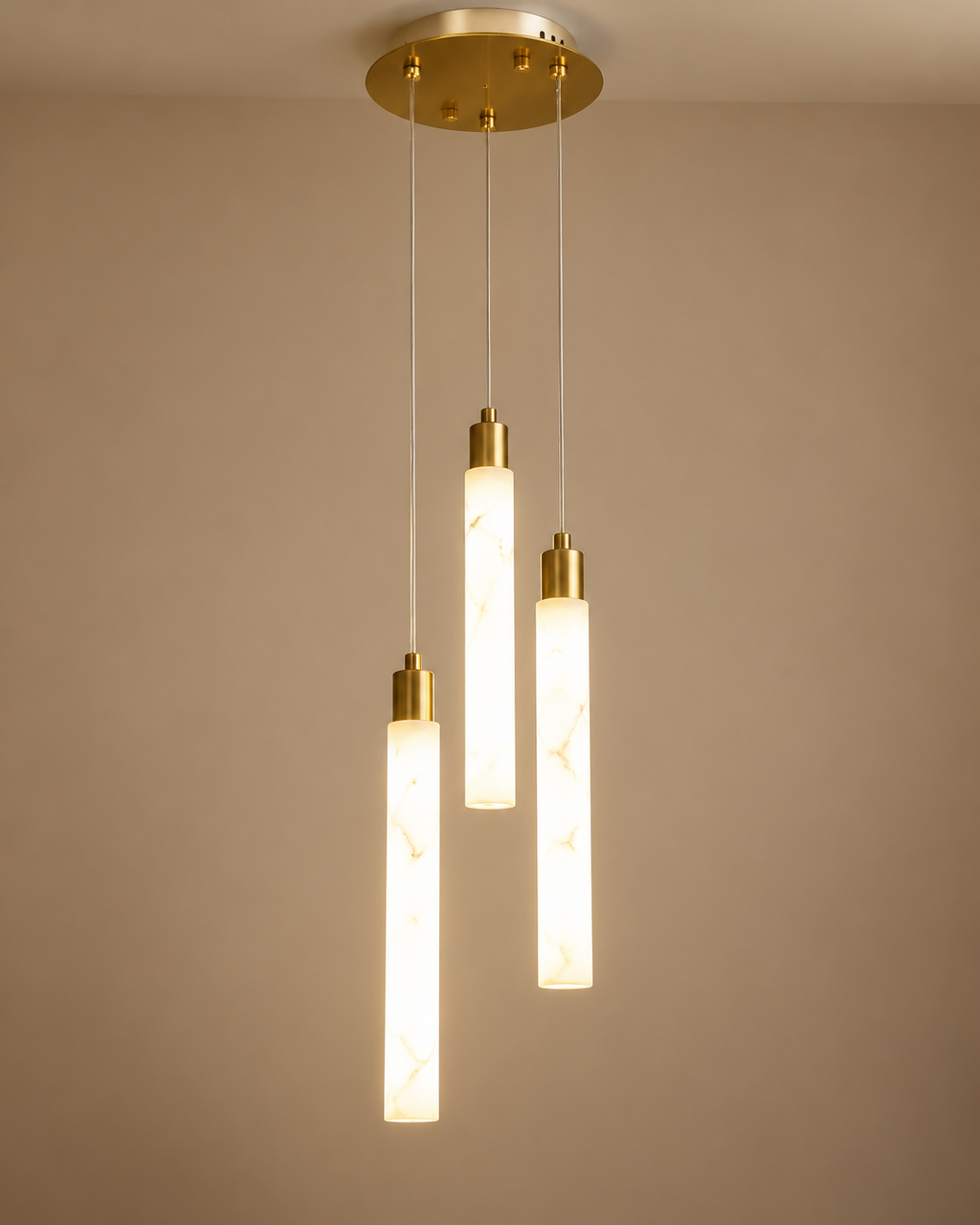 Orvella Cascade Pendant Lamp For Home & Item for Wall Decoration - Three Pendant