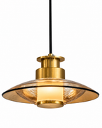 Golden Eclipse Pendant Light For Living Room & Home Decoration item - Amber