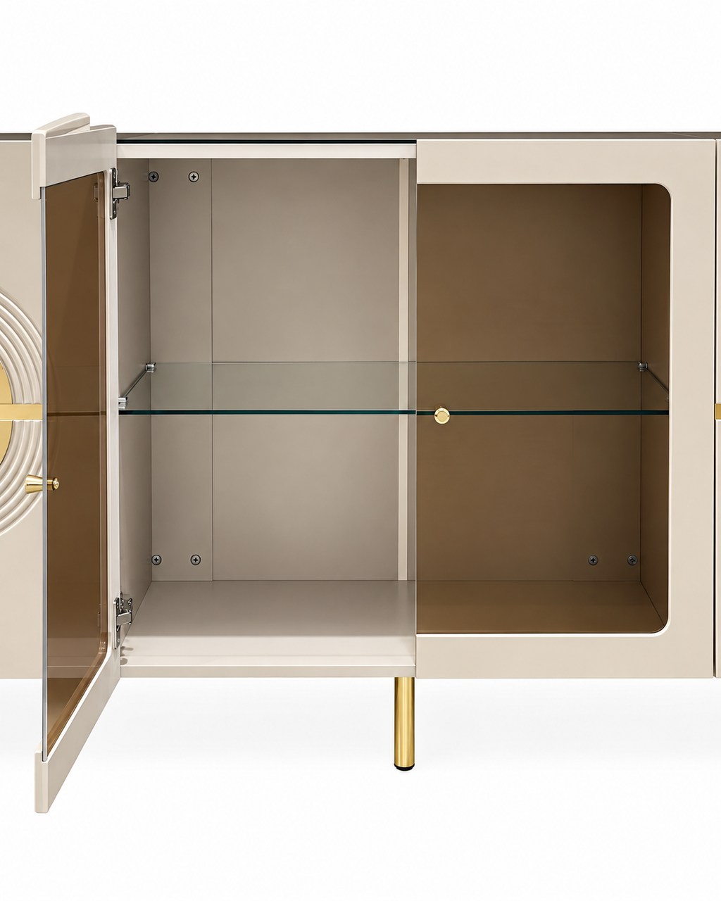Crownline Storage Cabinet and Console Table For Home & Crockery Storage Cabinet / Crockery Unit