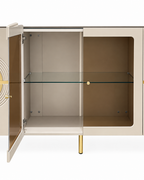 Crownline Storage Cabinet and Console Table For Home & Crockery Storage Cabinet / Crockery Unit