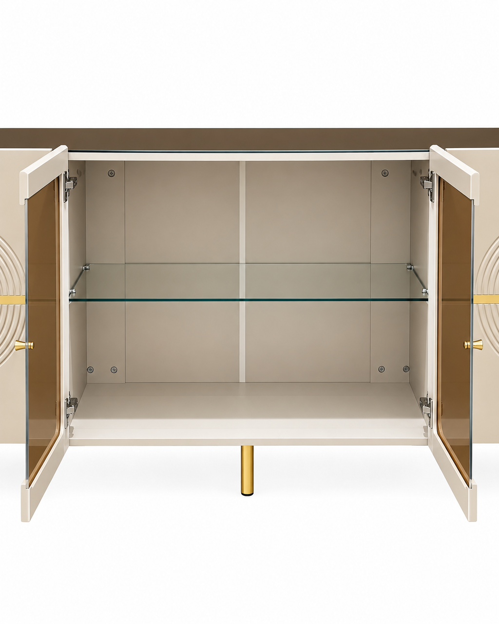 Crownline Storage Cabinet and Console Table For Home & Crockery Storage Cabinet / Crockery Unit