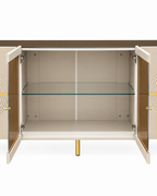 Crownline Storage Cabinet and Console Table For Home & Crockery Storage Cabinet / Crockery Unit