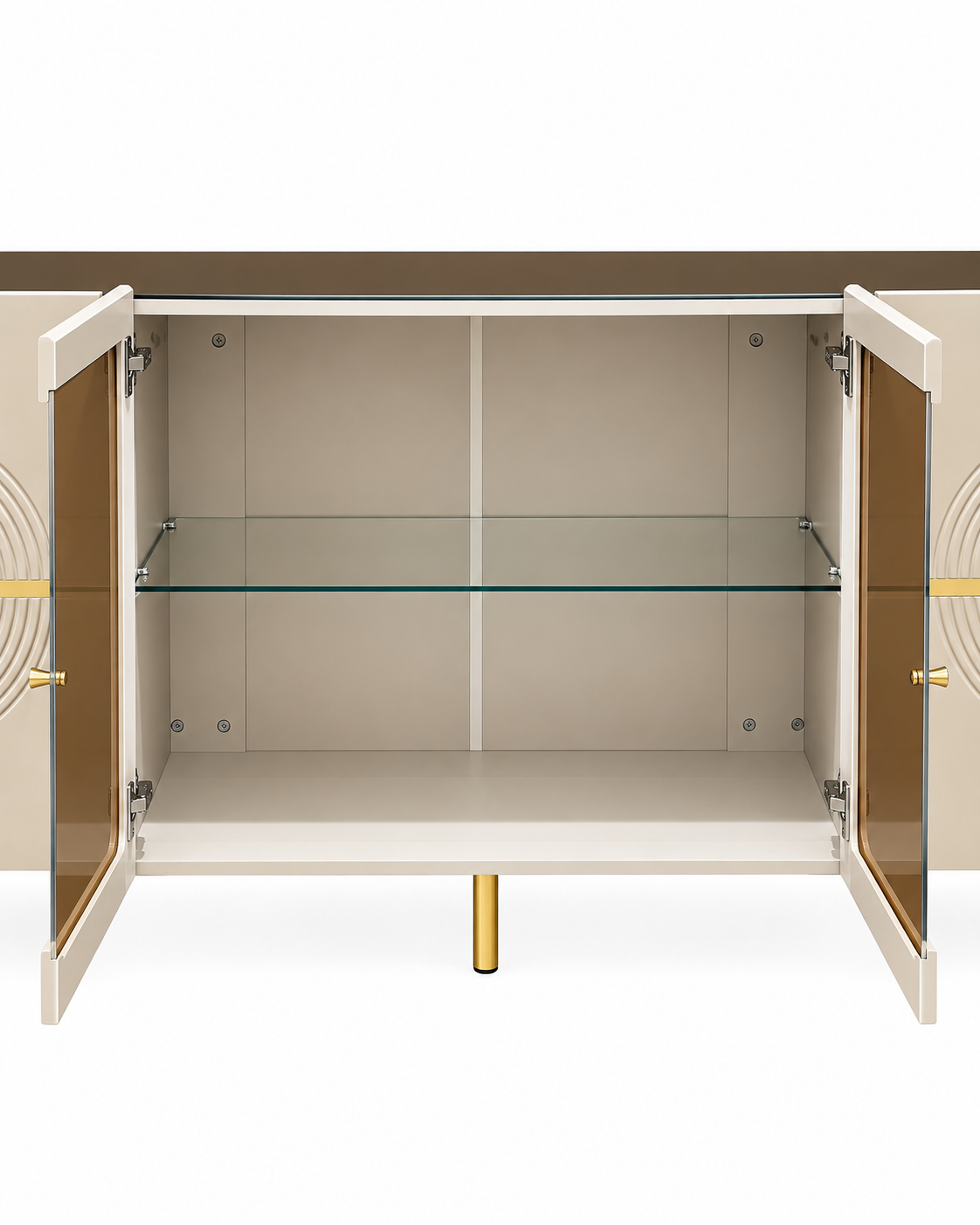 Crownline Storage Cabinet and Console Table For Home & Crockery Storage Cabinet / Crockery Unit