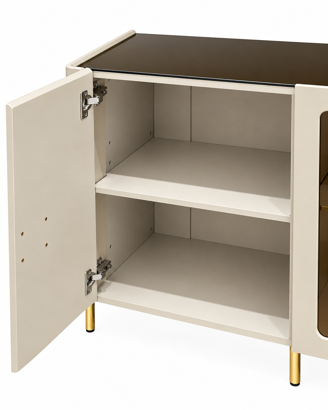 Crownline Storage Cabinet and Console Table For Home & Crockery Storage Cabinet / Crockery Unit