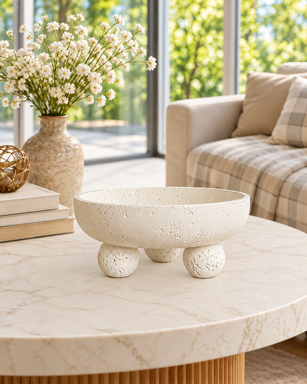 Sculpted Display Decorative Bowl & Item for Home Deocoration
