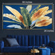 Tropical Elegance 100% Hand Painted Wall Painting & Wall Decor Item (With outer Floater Frame)