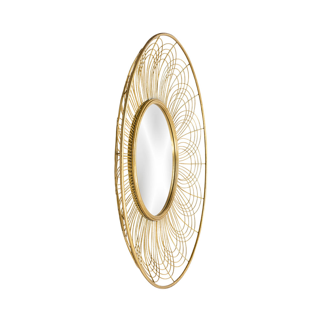 Luxe Luminosity Designer Wall Mirror