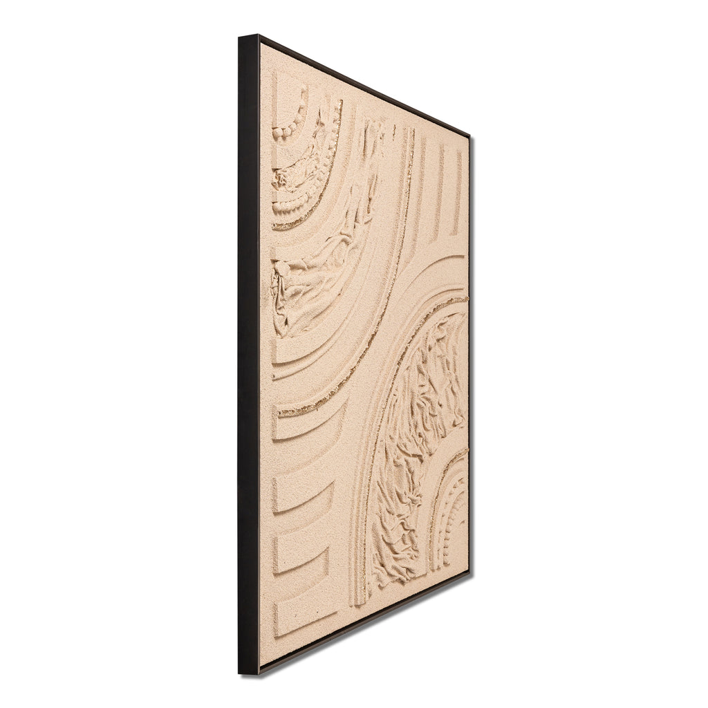 Ivory Horizons Modern Wall Art (40 x 40 Inches)