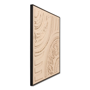 Ivory Horizons Modern Wall Art (40 x 40 Inches)