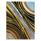 Mystic Mélange Resin Art  Wall Painting