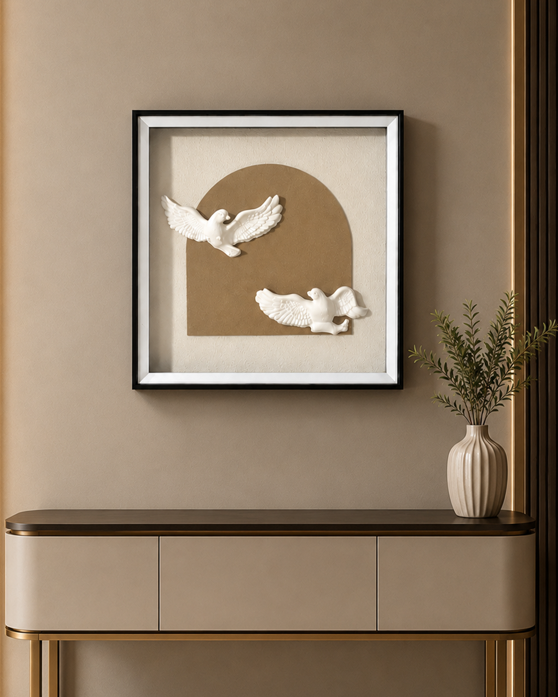 Together in Flight Shadow Box and Wall decoration item
