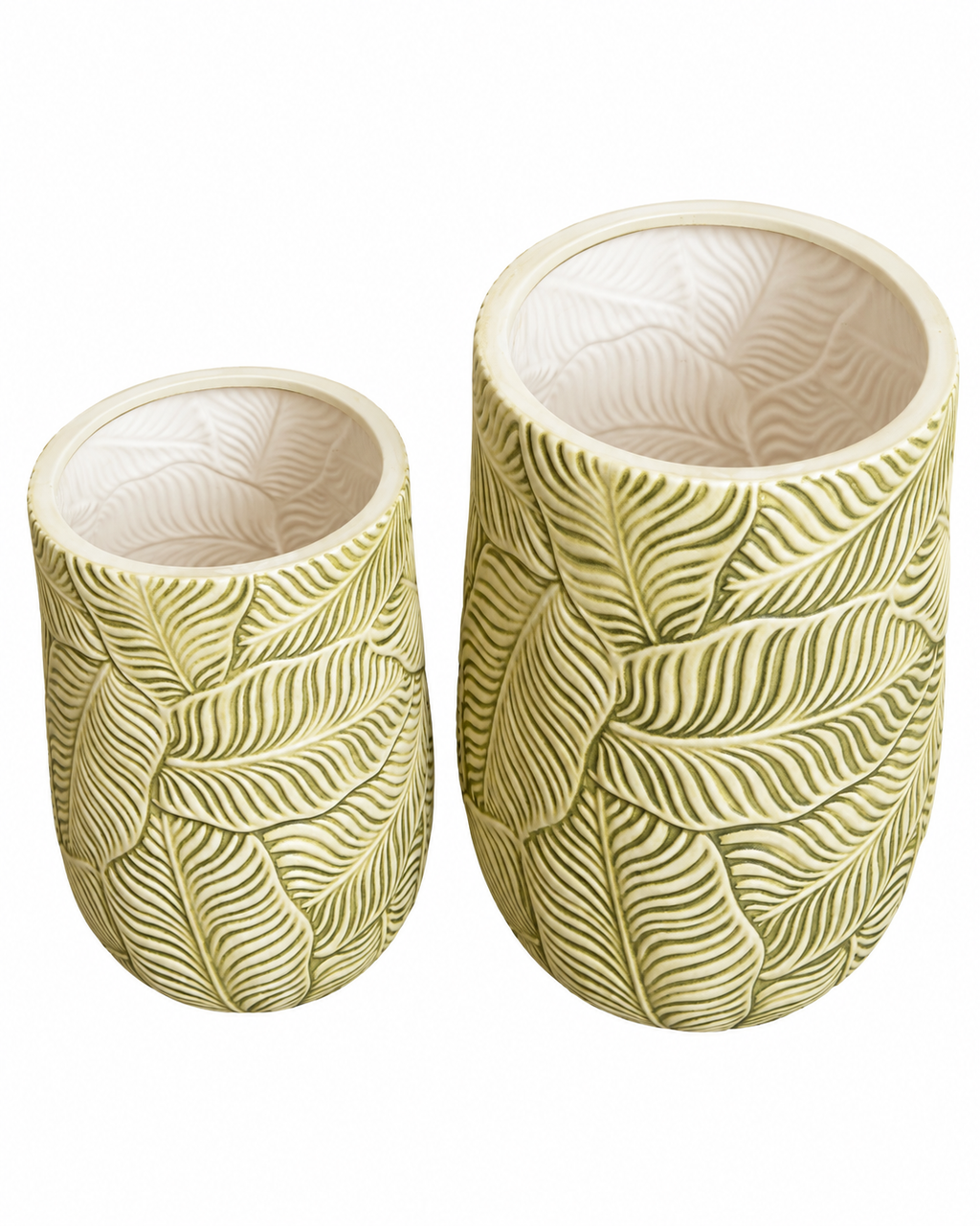 Garden Relief Indoor Planters For Home - Green