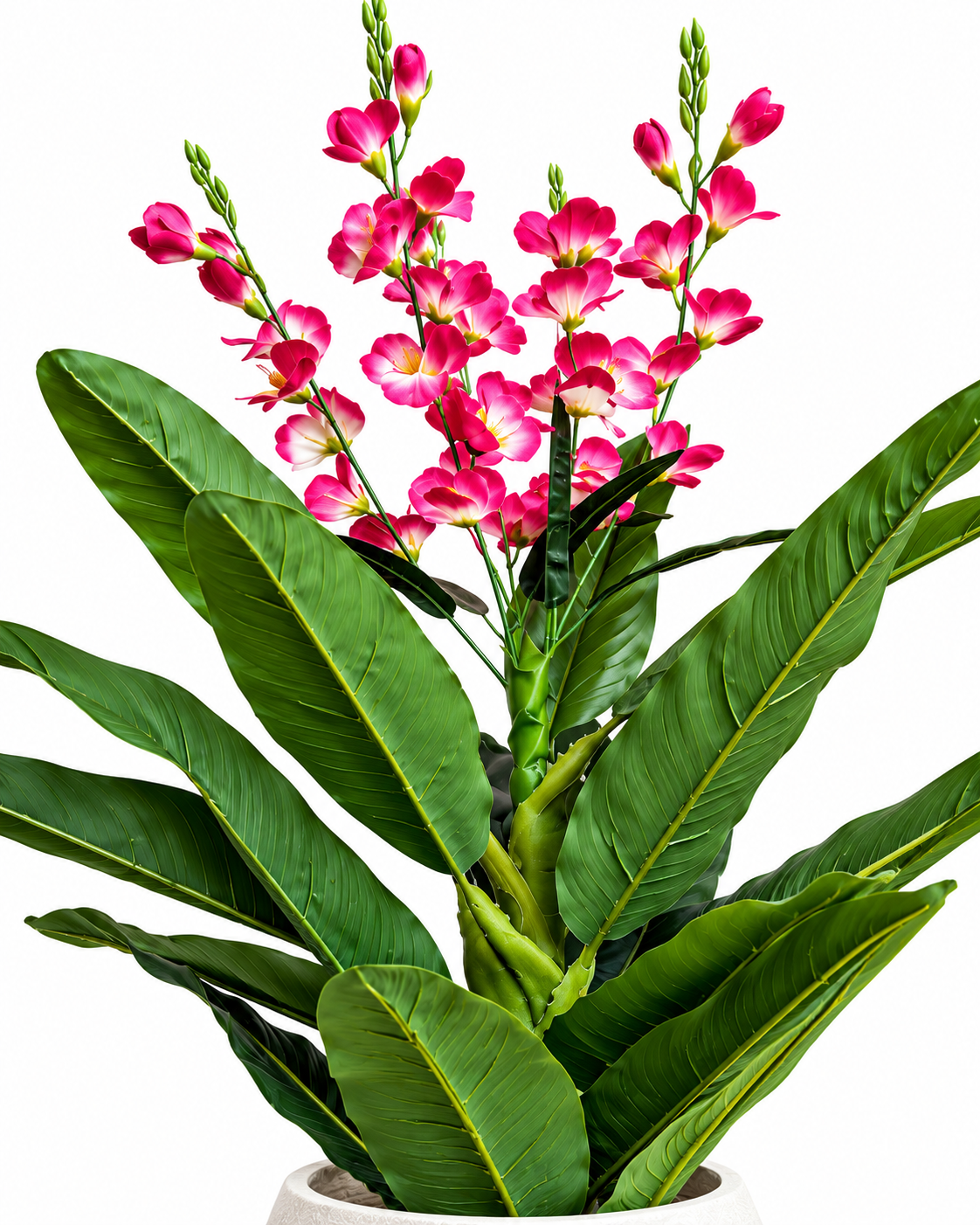 Tropical Gladiolus Artificial Indoor Plant For Home ( 4.6 Feet ) (Natural Feel)