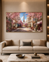 A Pink Morning in Paris Crystal Glass Painting & Wall Decoration Items