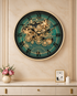 Worldline Timepiece Luxury Designer Silent Movement Wall Clock For Living Room With Moving Gear Mechanism Buy Wall Clock Online - Medium (Green) (Steel Body)